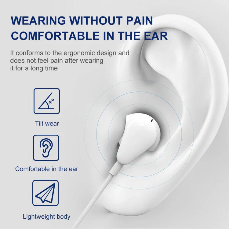 KTX-977235 3.5mm Wired In-Ear Earbuds with Microphone for Gaming and Music on iPhone