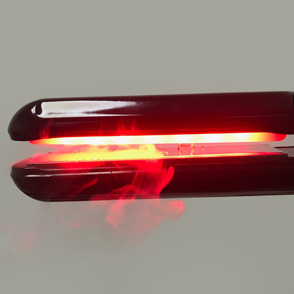 KTX-516755 Alloy Hair Straightener with Adjustable Temperature Control for Wet and Dry Hair, 40-80°C, 1-2 Minutes Styling Time, 360-Degree Rotating Cord