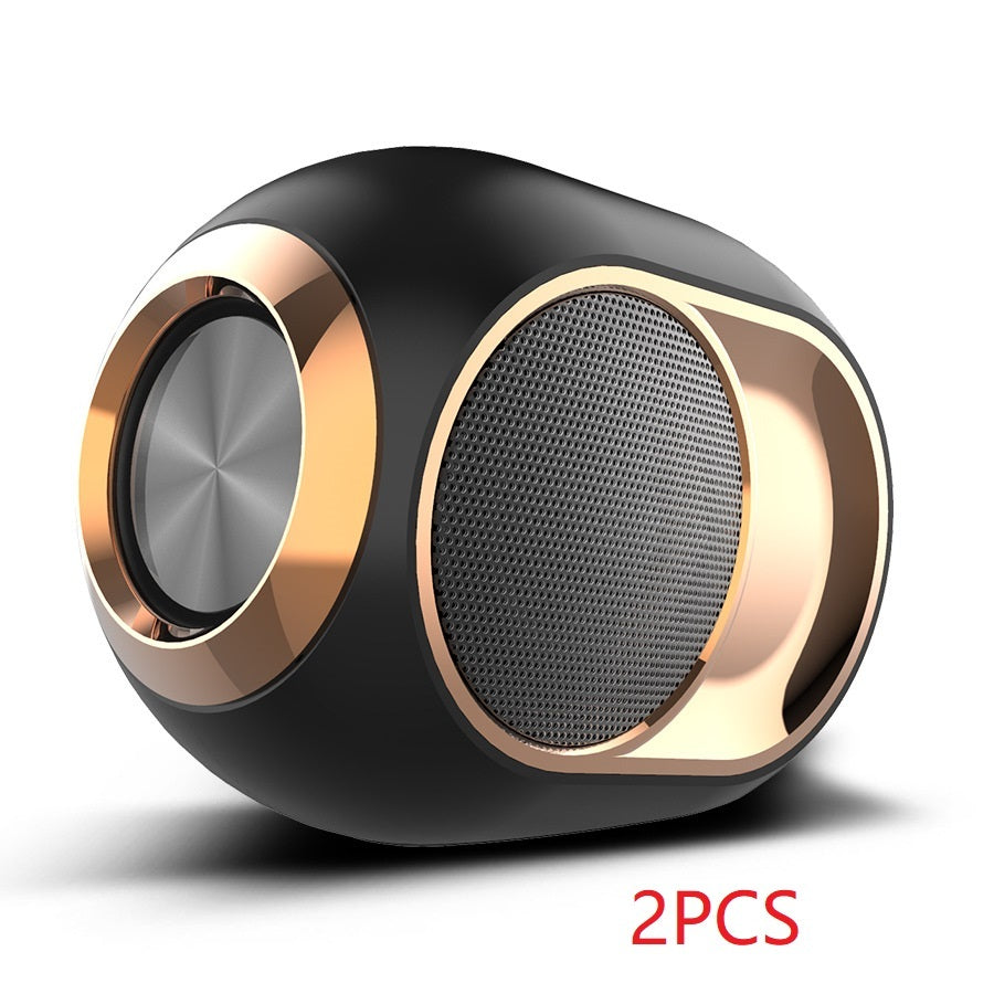 KTX-741587 Wireless TWS Subwoofer Speaker with Bluetooth 5.0, TF Card Reader, AUX Connection, and FM Radio