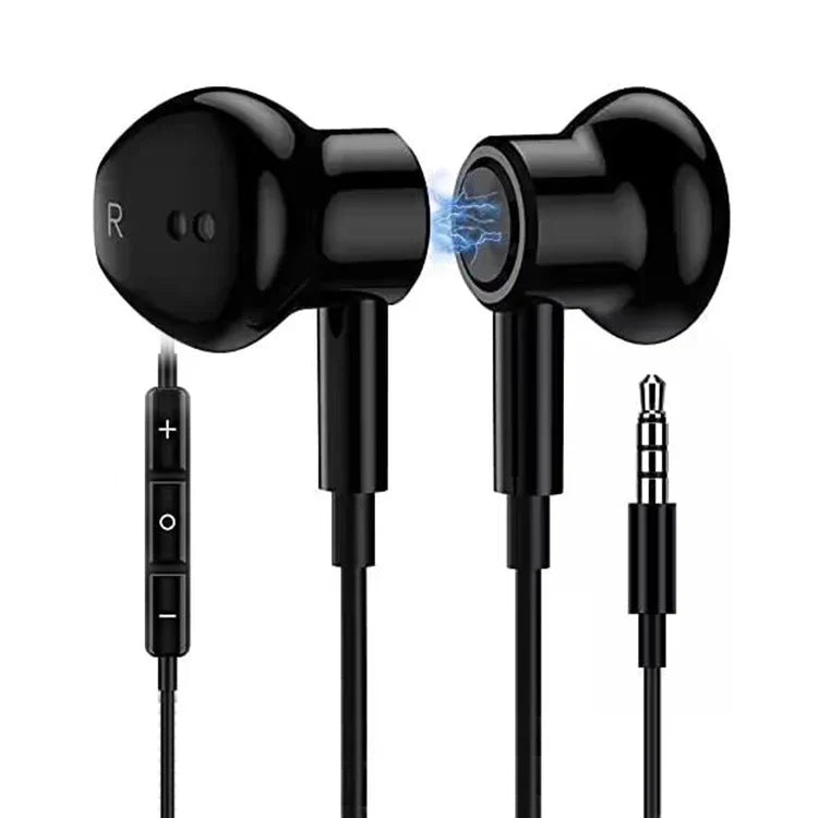 KTX-239379 Wired Magnetic Earbuds with Microphone for Enhanced Audio Experience