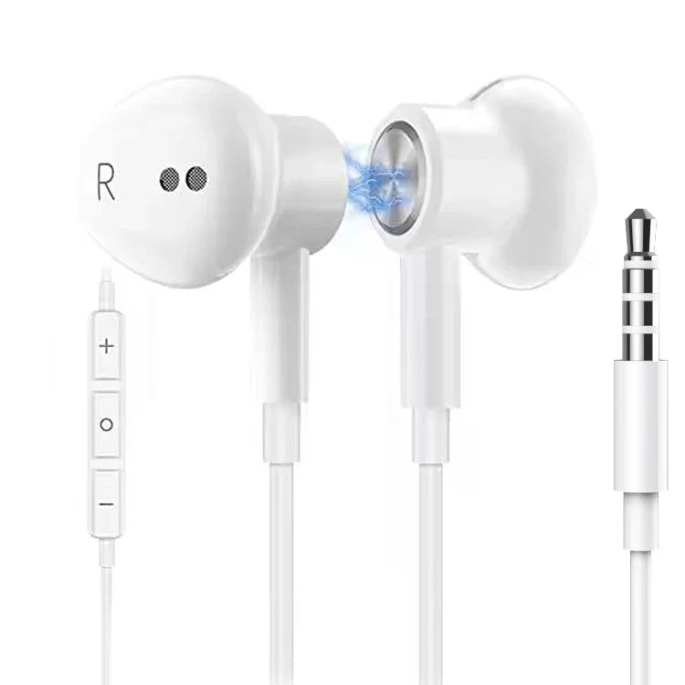 KTX-239379 Wired Magnetic Earbuds with Microphone for Enhanced Audio Experience