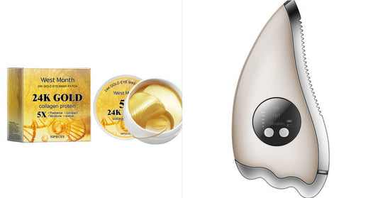 KTX-646675 Electric Gua Sha Facial Massager with USB Charging, 5 Temperature Settings and Heating Function