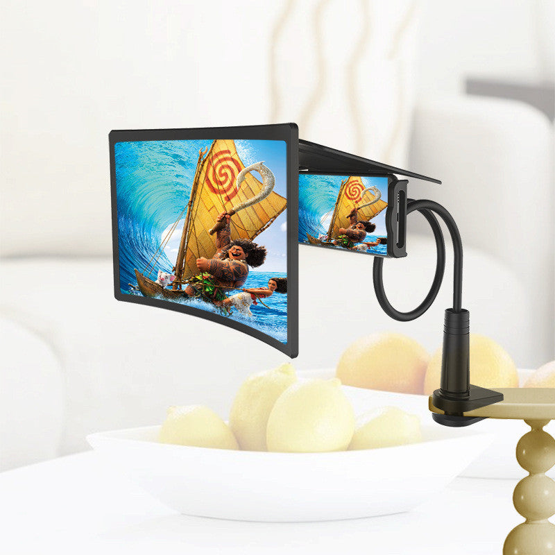 KTX-295699 Multifunctional 12-Inch 3D Video Amplifier with Acrylic Lens for Smartphones up to 6.6 Inches