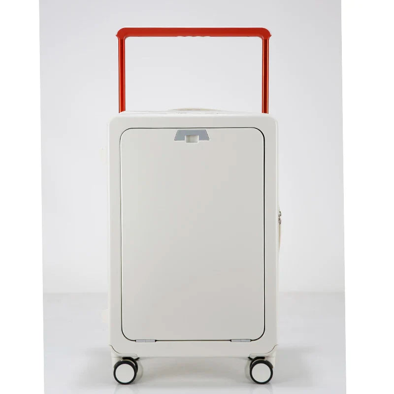 KTX-635283 Lightweight Rotating Suitcase with Stylish Wide Pull Bar for Travel