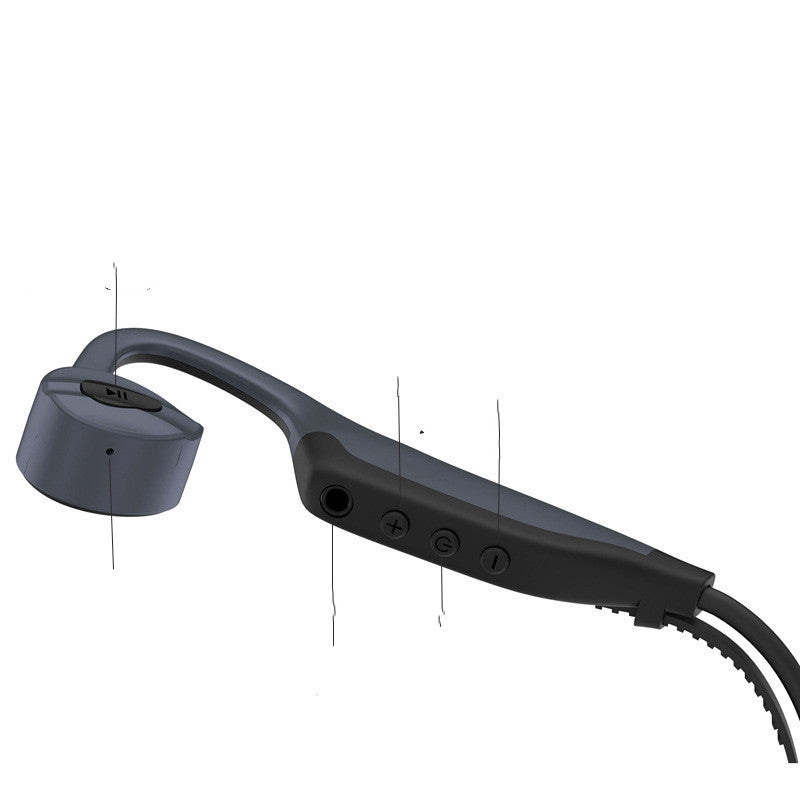 KTX-066515 Waterproof Bone Conduction Bluetooth Headset with 4-16GB Memory and 10m Range
