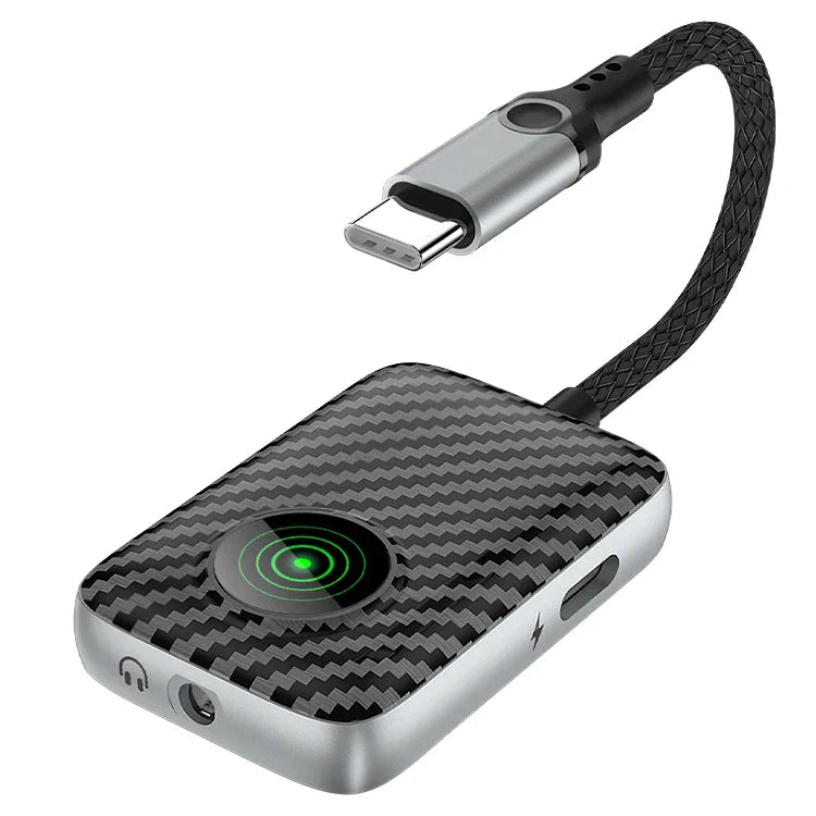 KTX-735251 Live Streaming Audio Adapter for iPhone and Android with Earphone Jack Splitter