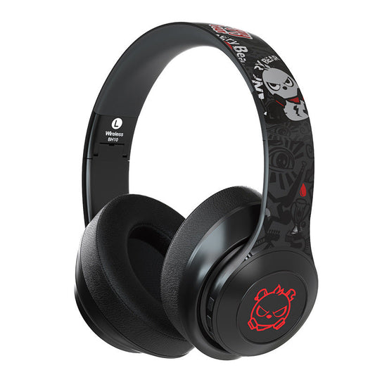 KTX-356115 5.0 Bluetooth Headset for Music and Sports with Subwoofer, Multi-Point Connection, Power Display, and Voice Control