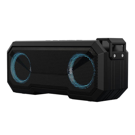 KTX-674899 Waterproof Colorful Luminous Outdoor Bluetooth Speaker with Dual Speakers and Power Bank Function