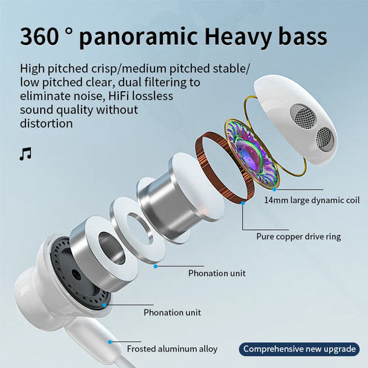 KTX-256339 USB-C Digital Decoded In-Ear Music Headphones with Microphone
