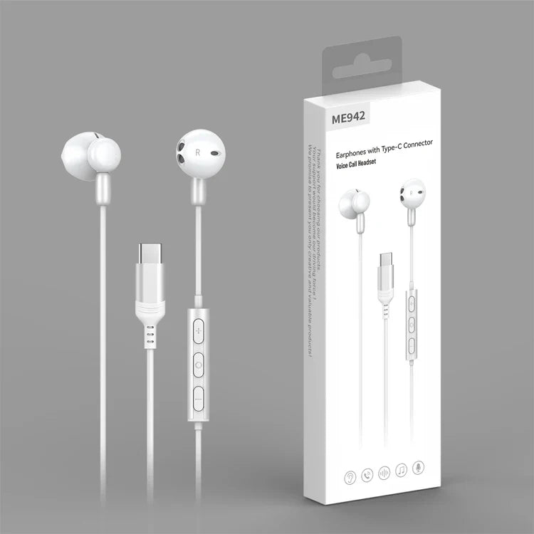 KTX-256339 USB-C Digital Decoded In-Ear Music Headphones with Microphone