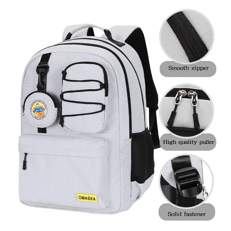 KTX-000019 Women’s 17-Inch College Laptop Backpack for Students with Multiple Compartments