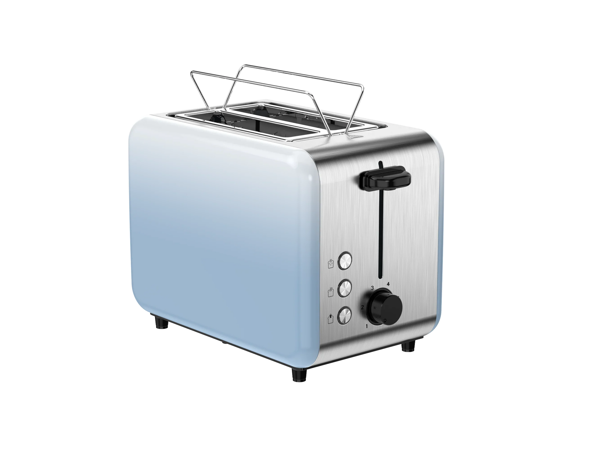 KTX-487763 Stainless Steel Electric Pop-Up Toaster for Bread and Sandwiches