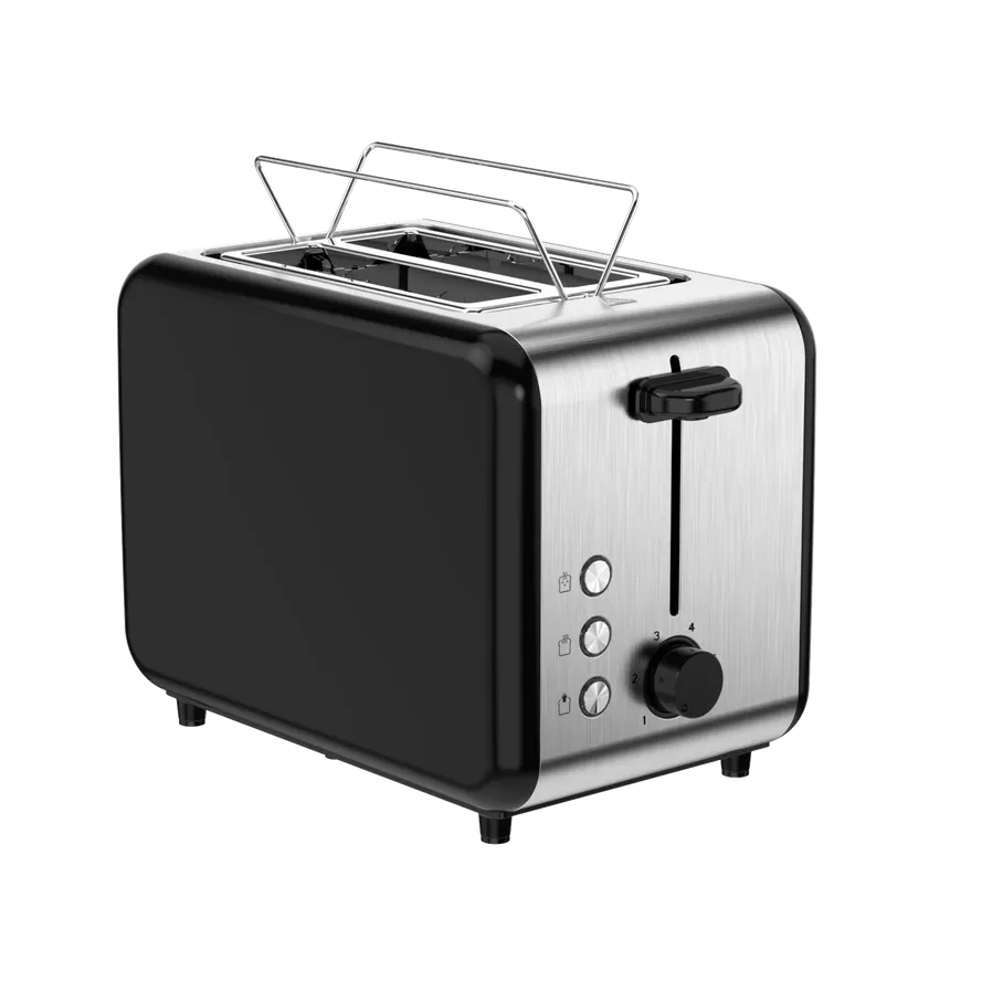 KTX-487763 Stainless Steel Electric Pop-Up Toaster for Bread and Sandwiches