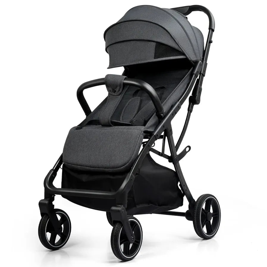 KTX-976275 Luxury Lightweight 3-in-1 Baby Stroller with Car Seat and Gravity Folding System