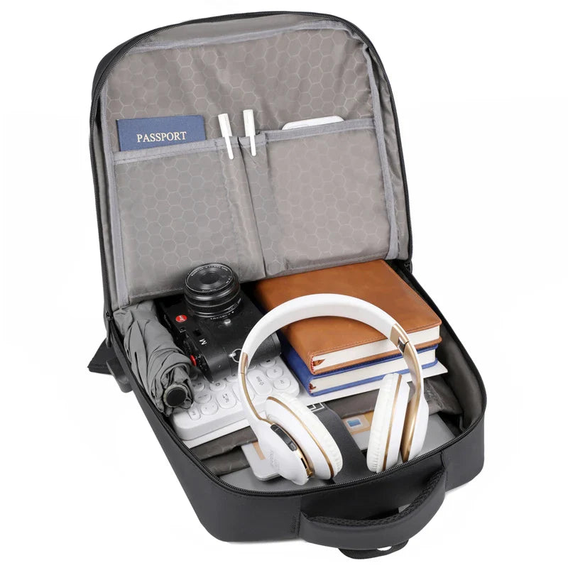 KTX-125331 Waterproof USB Charging Laptop Backpack with Large Capacity for Business Travel