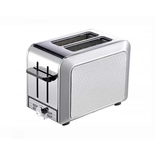 KTX-223315 850W Stainless Steel 2-Slice Toaster with Wide Slots and Multi-Function Settings