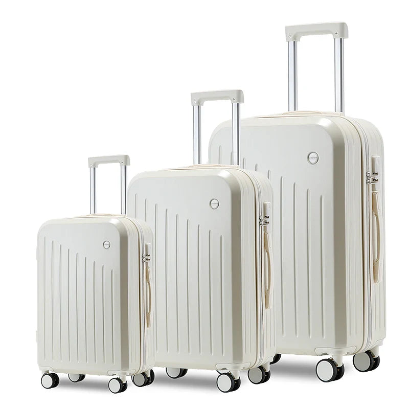 KTX-457939 Kone Set of 4 Travel Suitcases - Stylish and Functional Luggage Set, 28-inch and 3-Piece Configuration
