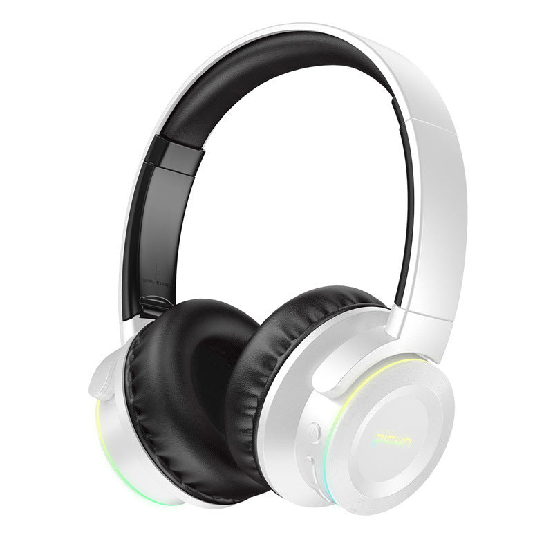 KTX-391891 Luminous Wireless Bluetooth Headset with Head-Mounted Design for Enhanced Audio Experience