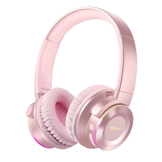 KTX-391891 Luminous Wireless Bluetooth Headset with Head-Mounted Design for Enhanced Audio Experience