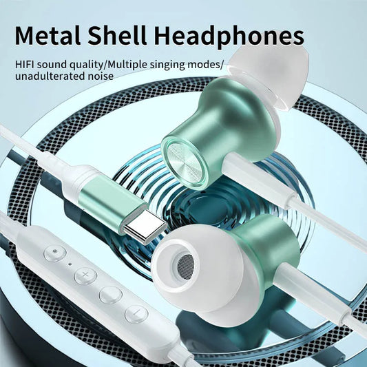 KTX-131923 Heavy Bass Wired Earphones for Live Broadcast, Gaming, and K-song Recording Headset