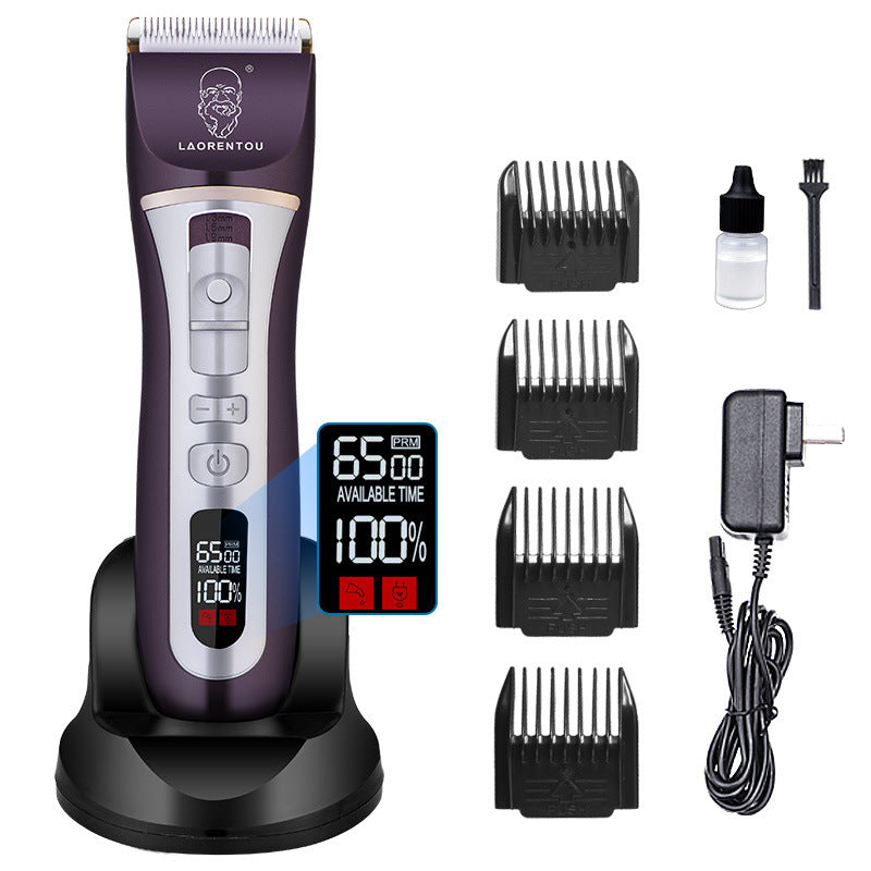 KTX-483987 Rechargeable Electric Pet and Child Hair Clippers with Limit Combs and Accessories