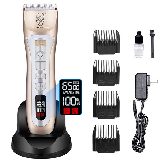 KTX-483987 Rechargeable Electric Pet and Child Hair Clippers with Limit Combs and Accessories