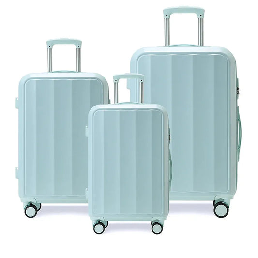 KTX-686163 Stylish and Durable ABS Bayer Carry-on Trolley Luggage Set for Travel