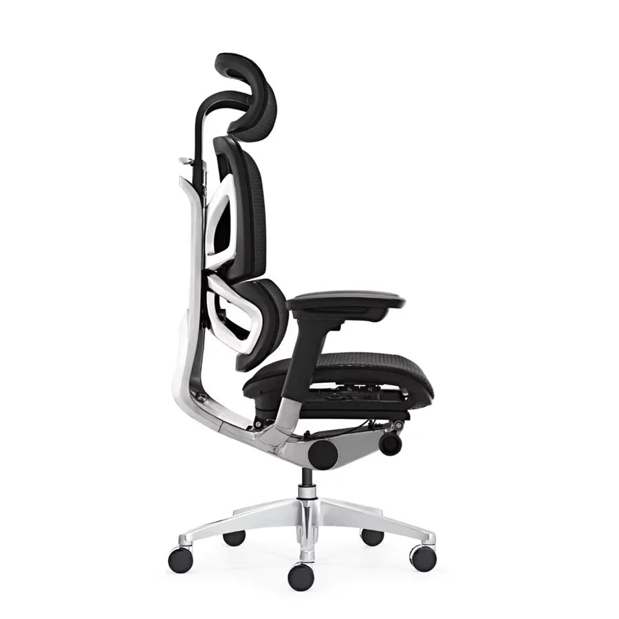 KTX-140371 Ergonomic Black Leather High Back Executive Swivel Office Chair