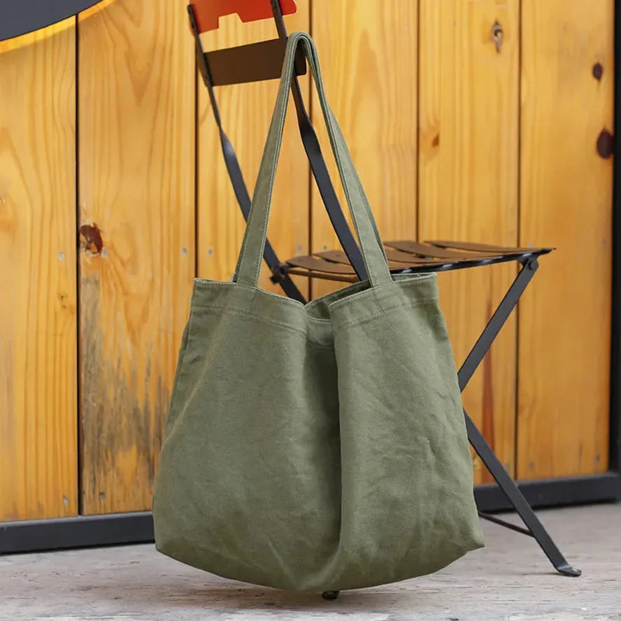 KTX-381715 Casual Large Capacity Retro Tote Bag for Women