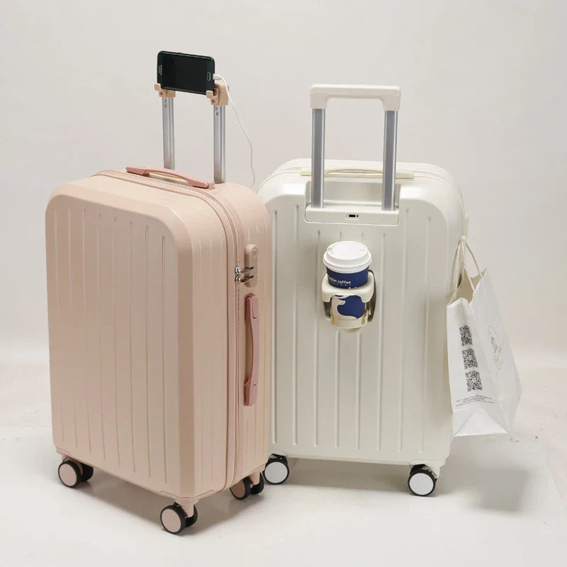 KTX-505363 Universal Travel Duffel Set with Trolley Handle – Durable ABS Luggage for Men and Women
