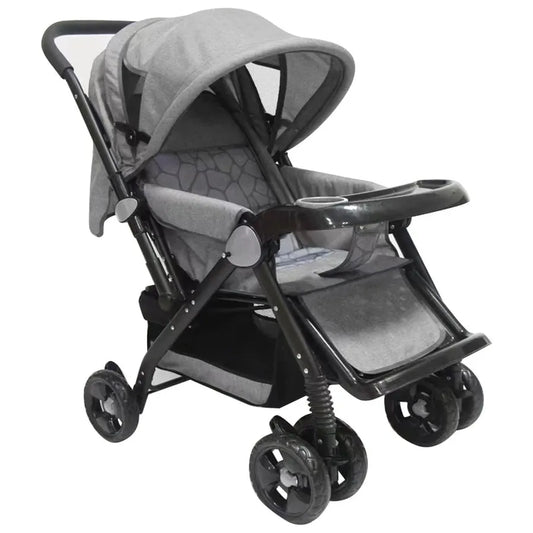 KTX-386451 Compact Lightweight 3-in-1 Travel Stroller Pram with Two-Way Push for Infants and Toddlers (0-3 Years)