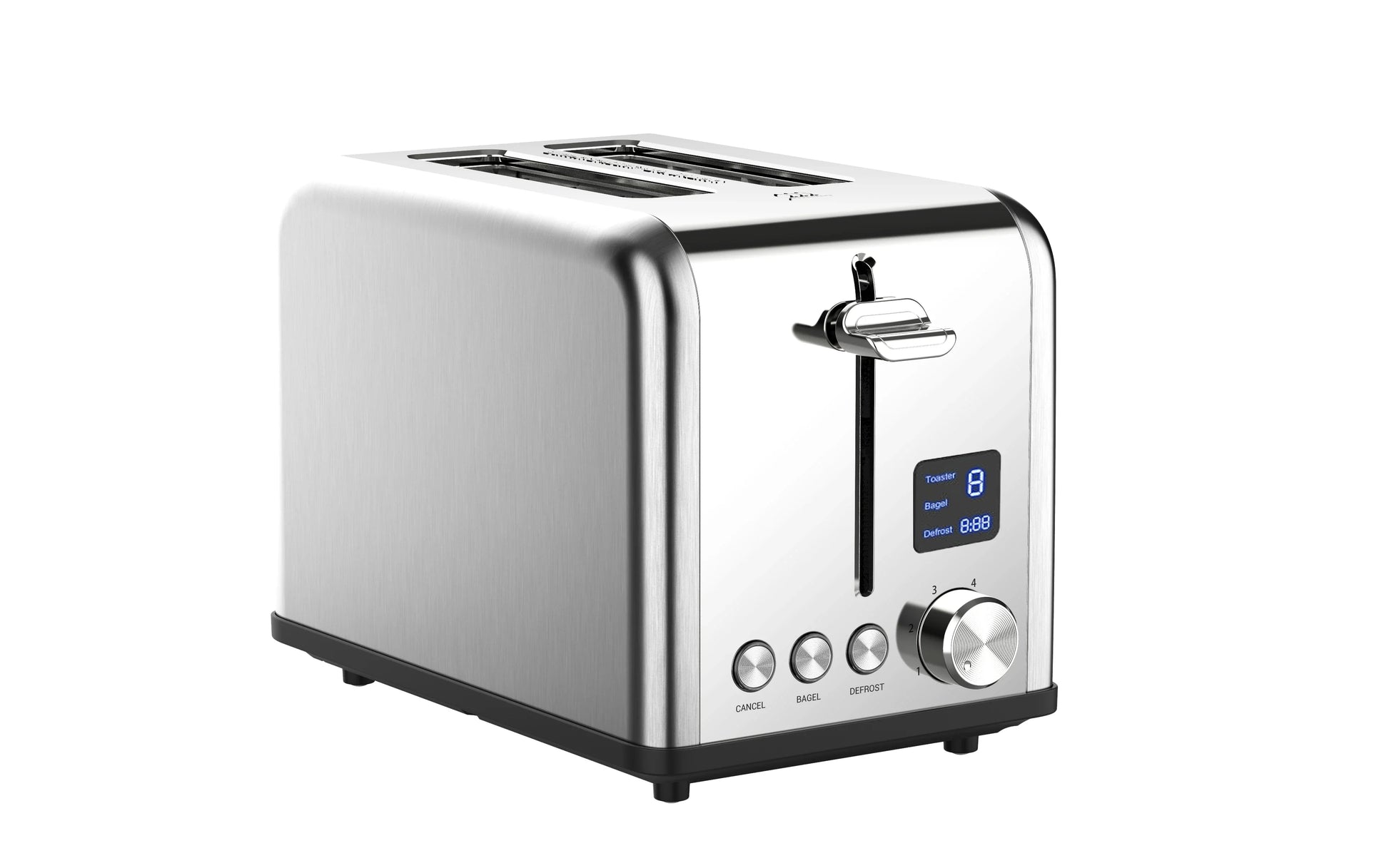 KTX-666259 Toaster 2 Slice Stainless Steel with LED Timer Display