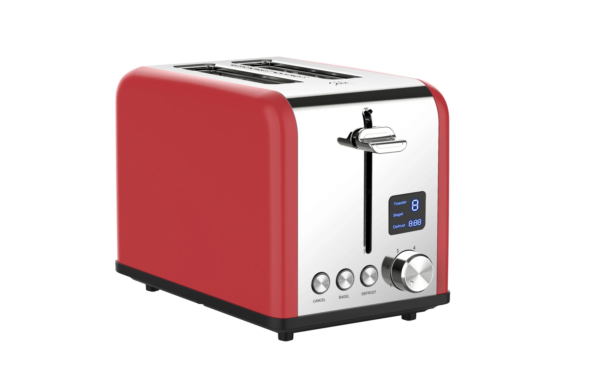 KTX-666259 Toaster 2 Slice Stainless Steel with LED Timer Display