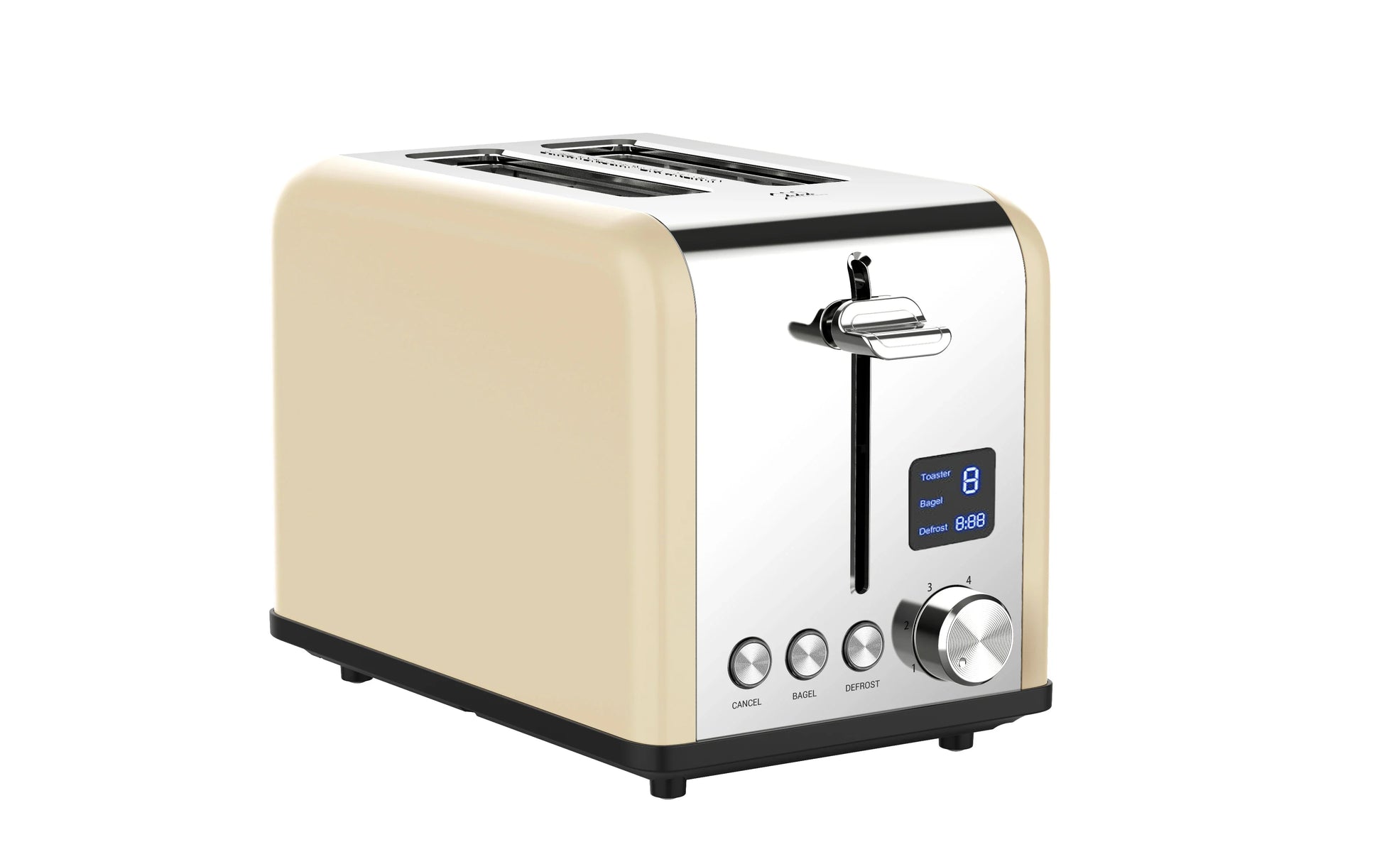 KTX-666259 Toaster 2 Slice Stainless Steel with LED Timer Display