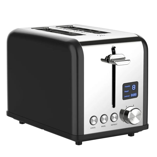 KTX-666259 Toaster 2 Slice Stainless Steel with LED Timer Display