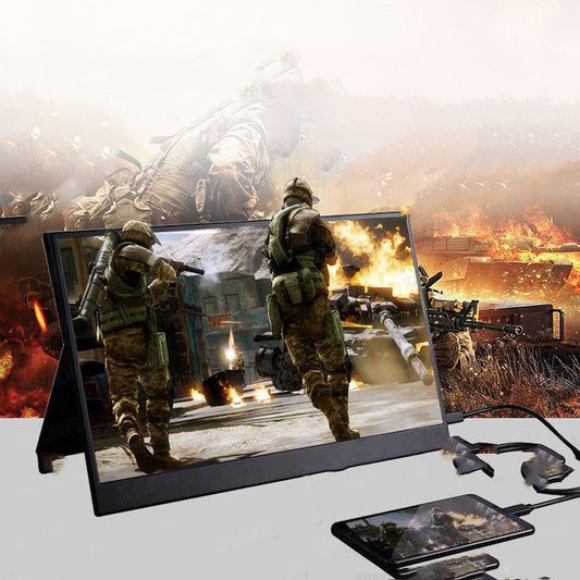 KTX-470739 Portable LCD Display Screen with IPS Technology – 16:9 Aspect Ratio, 1920x1080 Resolution, HDMI and Type-C Connectivity