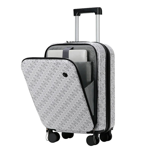 KTX-520019 Vintage Mini Suitcase Party Favour – Small Carry-On Luggage with Cup Holder