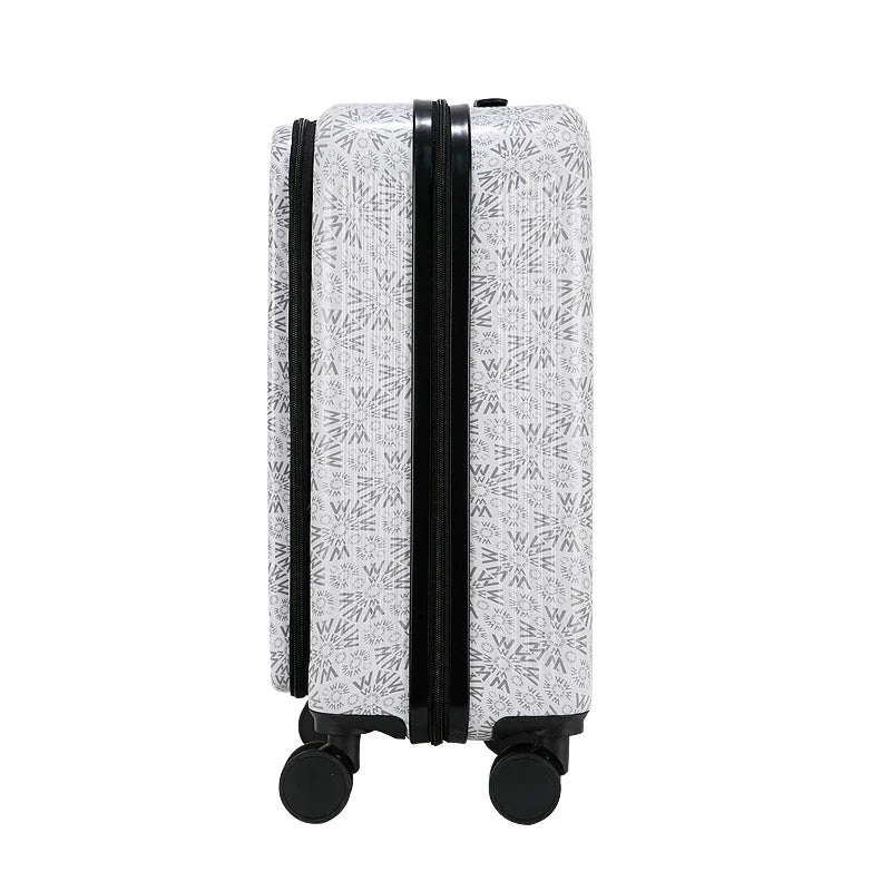 KTX-520019 Vintage Mini Suitcase Party Favour – Small Carry-On Luggage with Cup Holder