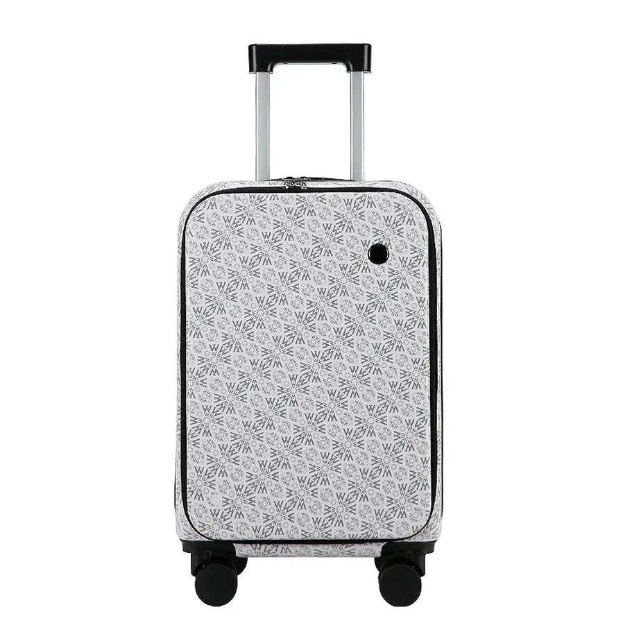 KTX-520019 Vintage Mini Suitcase Party Favour – Small Carry-On Luggage with Cup Holder