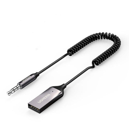 KTX-754451 Bluetooth Aux Adapter for Car - Wireless Receiver, USB to 3.5mm Jack, Touch and Button Control, High-Definition Sound Quality