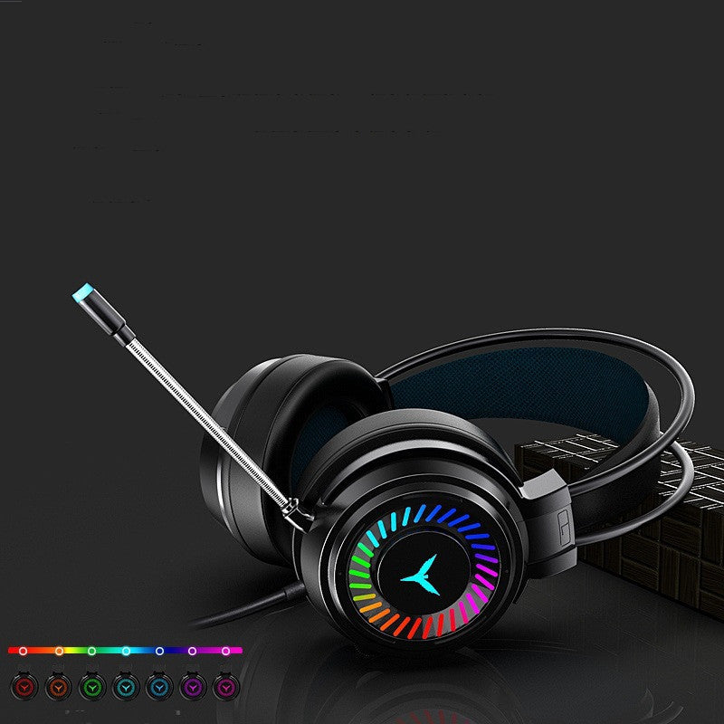 KTX-790163 Wired 7.1 Channel Gaming Headphones with Noise-Cancelling Microphone for PC and Notebook