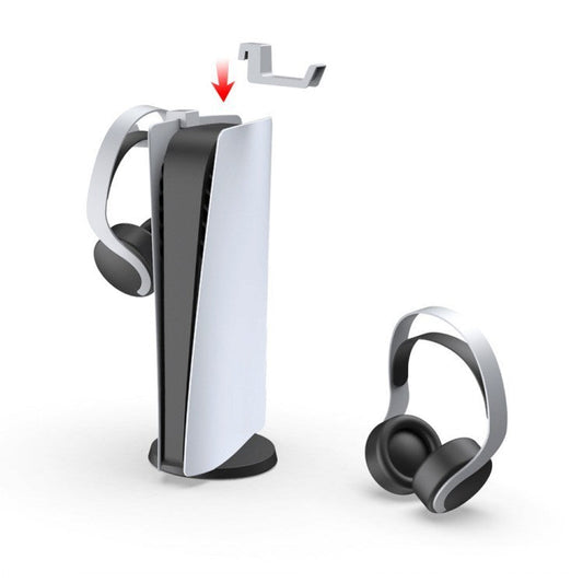 KTX-065363 PS5 Console Hanging Bracket and Earphone Storage Rack for Organized Gaming Setup
