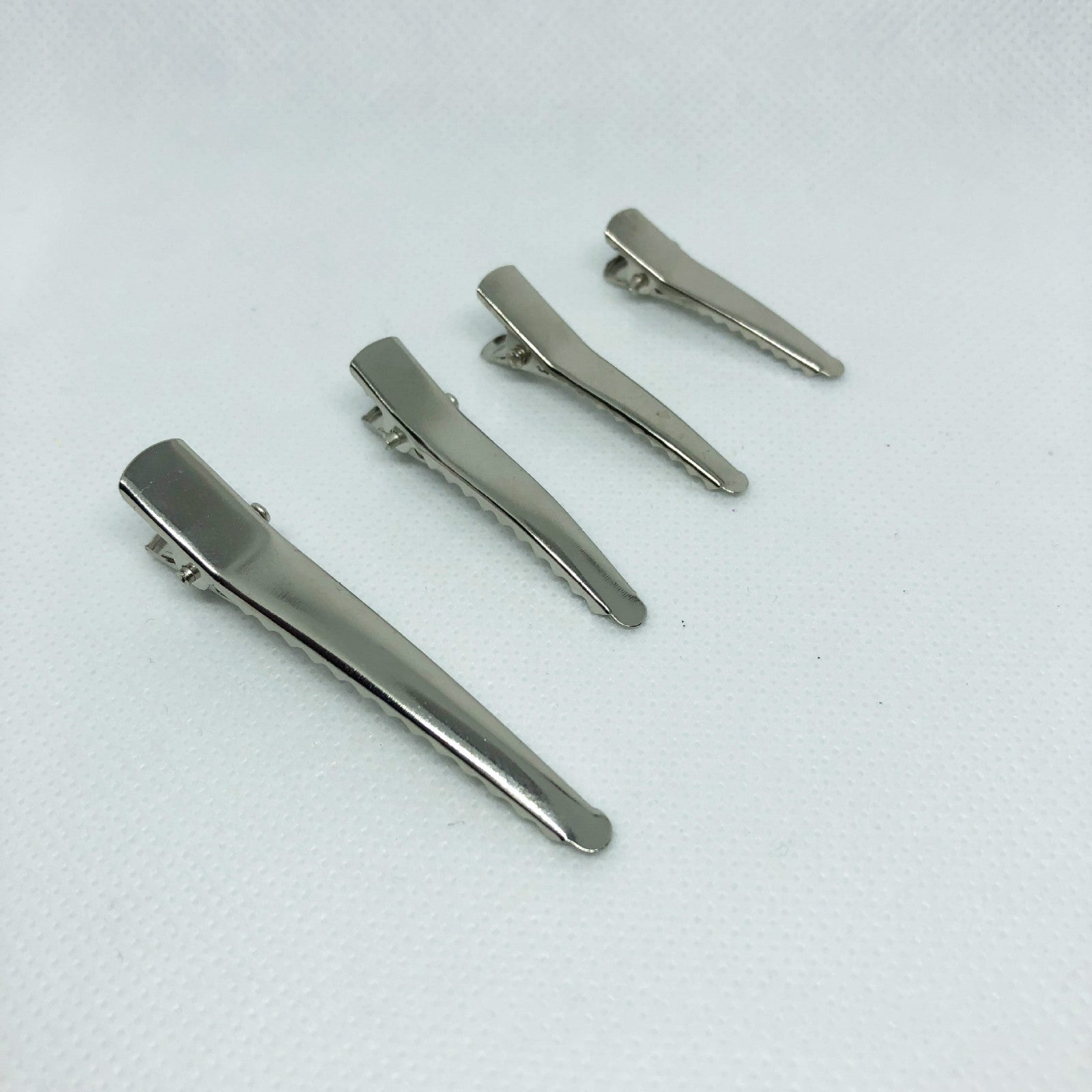 KTX-739539 Silver Metal Side Clip - 4.5 cm Durable Electroplated Design
