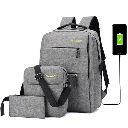 KTX-050899 15.6 Inch USB Charging Laptop Backpack with Fashionable Design and Multiple Compartments