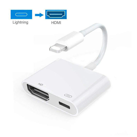 KTX-462675 HDMI Projector Adapter Cable - 1080P Resolution, 0.18m Length, On-Screen Converter in White