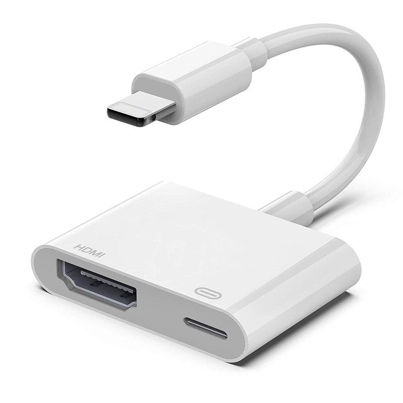 KTX-462675 HDMI Projector Adapter Cable - 1080P Resolution, 0.18m Length, On-Screen Converter in White