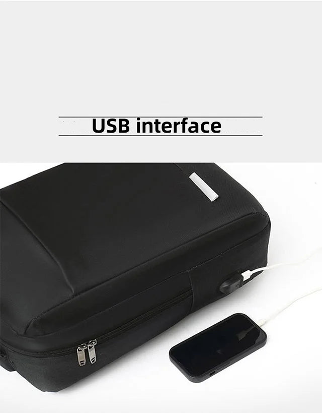 KTX-227091 Unisex Travel Backpack with USB Port and Waterproof Custom Polyester for Business and Laptop Use