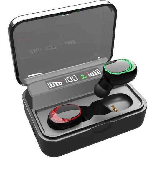 KTX-723027 Wireless Binaural Bluetooth Headset with Power Display and Long Battery Life