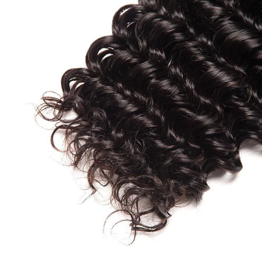 JMT-266378 Medium Long Real Hair Wig with Beautiful Curls