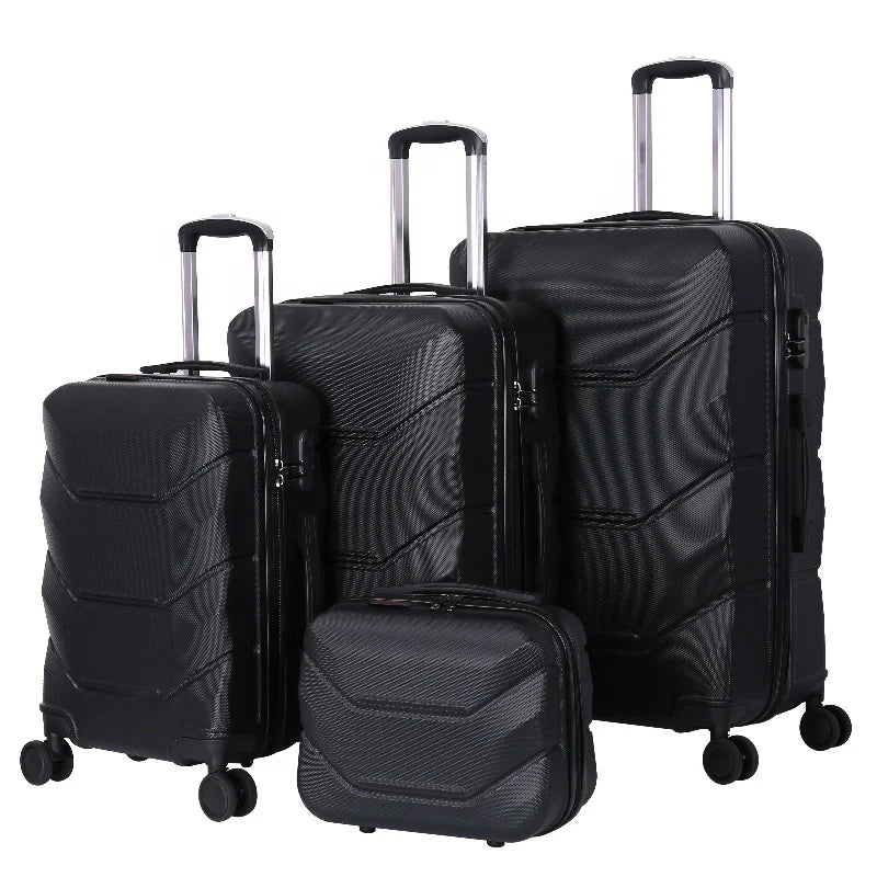 KTX-995731 Carry-On Hard Shell Suitcases – 20", 24", and 28" Travel Luggage Sets